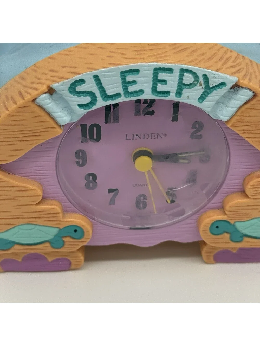 Vintage Disney 1993 THE SLEEPY CLOCK Animated Alarm Clock by Linden